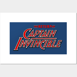 Captain Invincible (Red) Posters and Art
